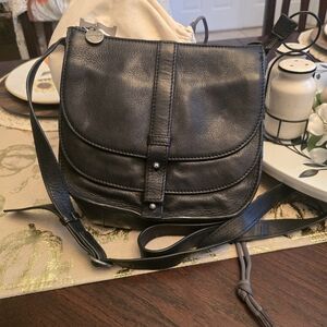 Lucky Brand Black Leather Crossbody Bag
